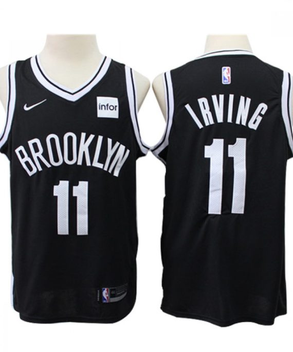 Camiseta Kyrie Irving #11 Brooklyn Nets 2019/20 Negro Fan Edition
