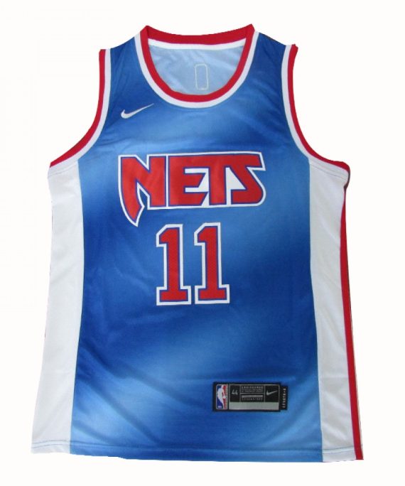 Camiseta Kyrie Irving #11 Brooklyn Nets 2021 Azul Retro Edition