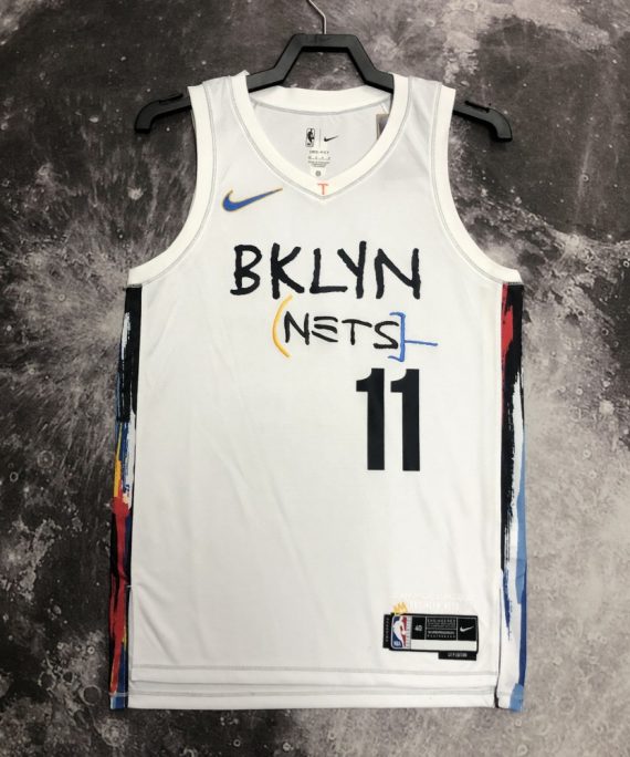 Camiseta Kyrie Irving #11 Brooklyn Nets 2023 City Edition Blanco