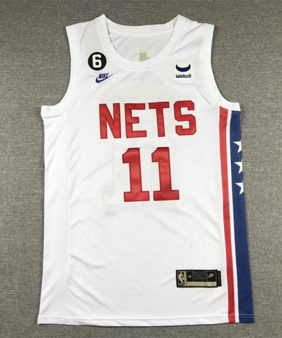 Camiseta Kyrie Irving #11 Brooklyn Nets Classic Edition Blanco