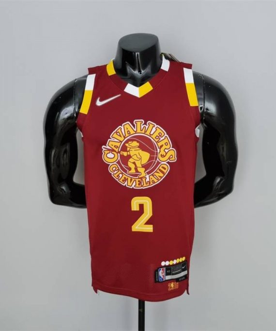 Camiseta Kyrie Irving #2 Cleveland Cavaliers City Edition 2022 Roja