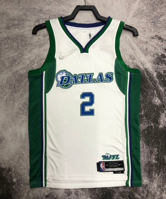 Camiseta Kyrie Irving #2 Dallas Mavericks 2022 City Edition Blanco