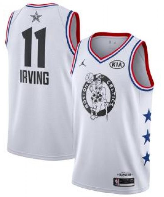 Camiseta Kyrie Irving #11 Boston Celtics 2019 All Star Blanco