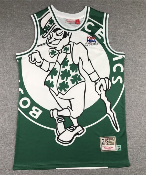 Camiseta Larry Bird #33 Boston Celtics 2020 Verde Estampado Edition