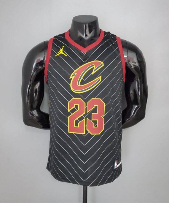 Camiseta LeBron James #23 Cleveland Cavaliers 2021 Jordan Limited Edition Negro