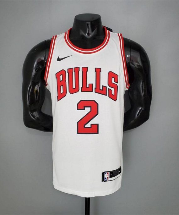 Camiseta Lonzo Ball #2 Chicago Bulls Blanco