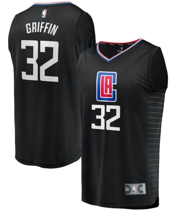 Camiseta Blake Griffin #32 Los Angeles Clippers 18/19 Negro Statement