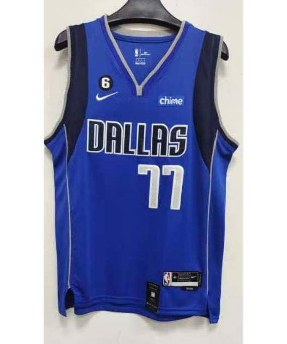 Camiseta Luka Doncic #77 Dallas Mavericks 22/23 Azul