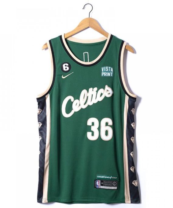 Camiseta Marcus Smart #36 Boston Celtics 2023 Verde City Edition