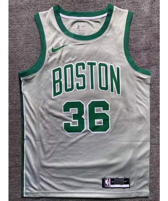 Camiseta Marcus Smart #36 Boston Celtics Gris