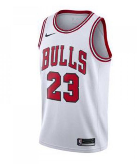 Camiseta Michael Jordan #23 Chicago Bulls 17/18 Blanco Niño