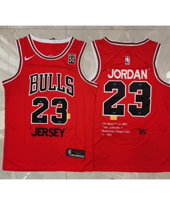 Camiseta Michael Jordan #23 Chicago Bulls Rojo