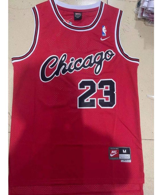 Camiseta Michael Jordan #23 Chicago Bulls Rojo Classic Edition
