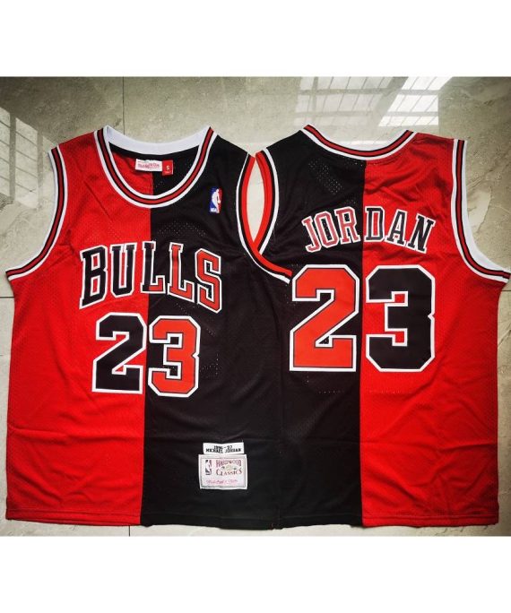 Camiseta Michael Jordan #23 Chicago Bulls Rojo/Negro