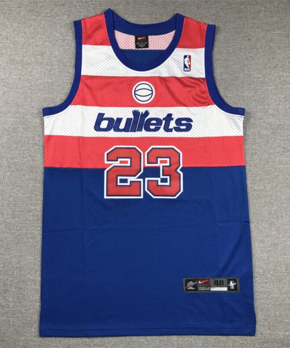 Camiseta Michael Jordan #23 Washington Wizards 2023 Azul