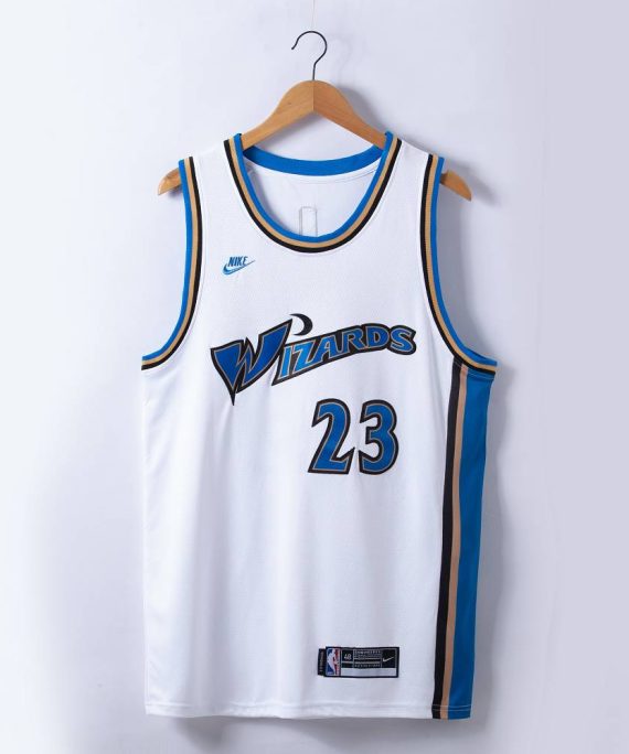 Camiseta Michael Jordan #23 Washington Wizards 2023 Blanco Icon Edition