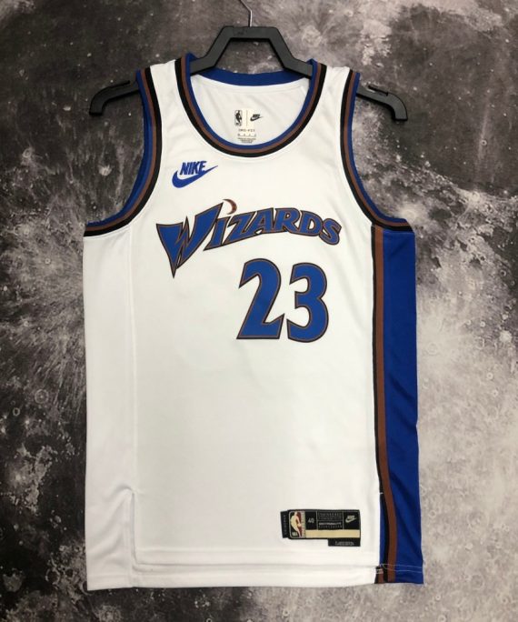 Camiseta Michael Jordan #23 Washington Wizards 2023 Classic Edition Blanco