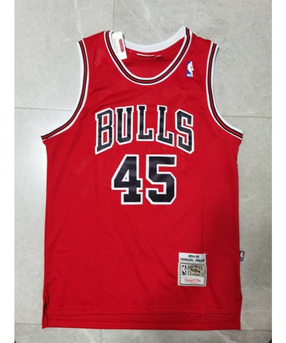 Camiseta Michael Jordan #45 Chicago Bulls Clásico Edición Rojo