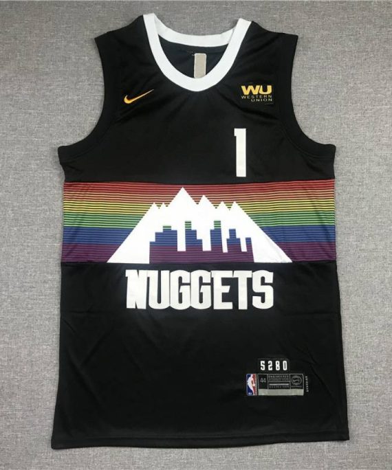 Camiseta Michael Porter Jr. #1 Denver Nuggets Negro