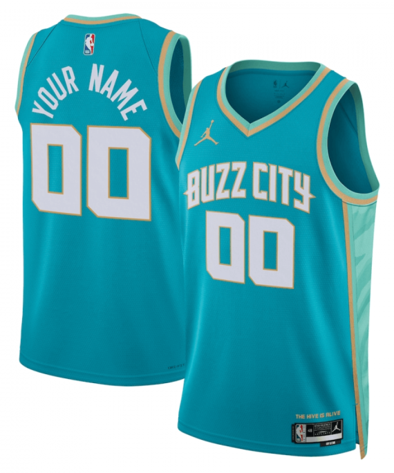 Camiseta Mikal Bridges #0 Charlotte Hornets 2024 Verde