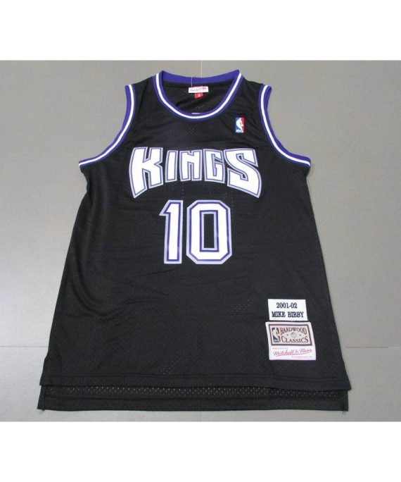 Camiseta Mike Bibby #10 Sacramento Kings Icon Clásico Negro