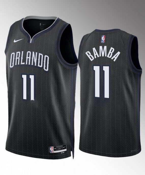 Camiseta Mo Bamba #11 Orlando Magic 2022-23 City Edition Negro