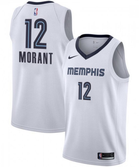 Camiseta Ja Morant #12 Memphis Grizzlies 19/20 Blanco Icon