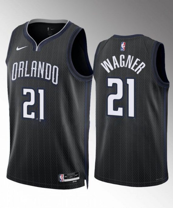 Camiseta Moritz Wagner #21 Orlando Magic 2022-23 City Edition Negro