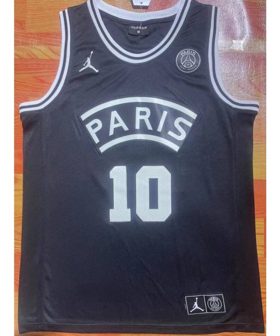 Camiseta NeymarJR #10 PSG Negro