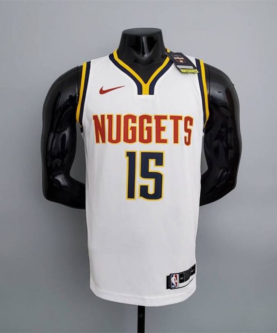 Camiseta Nikola Jokić #15 Denver Nuggets Limited Edition Blanco