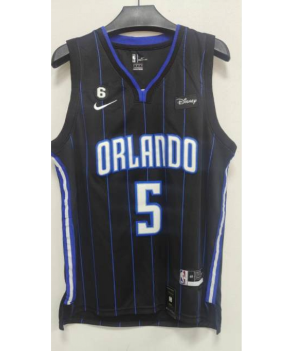 Camiseta Paolo Banchero #5 Orlando Magic 22/23 Negro