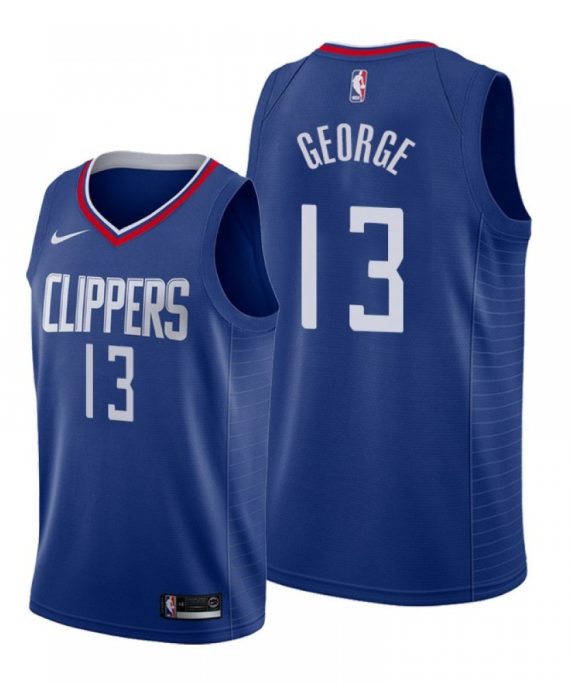Camiseta Paul George #13 Los Angeles Clippers 19/20 Azul Icon