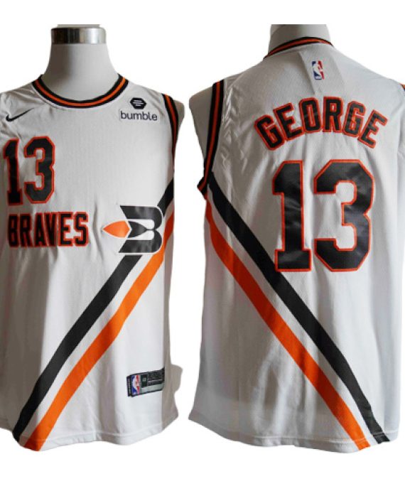 Camiseta Paul George #13 Los Angeles Clippers 2020 Blanco