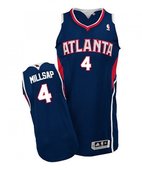Camiseta Paul Millsap #4 Atlanta Hawks Azul