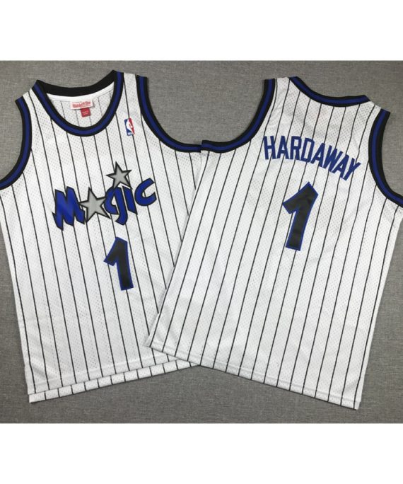 Camiseta Penny Hardaway #1 Orlando Magic Clásico Edition Blanco Niño