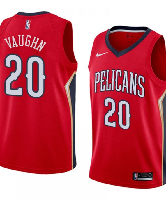 Camiseta Rashad Vaughn #20 New Orleans Pelicans Rojo