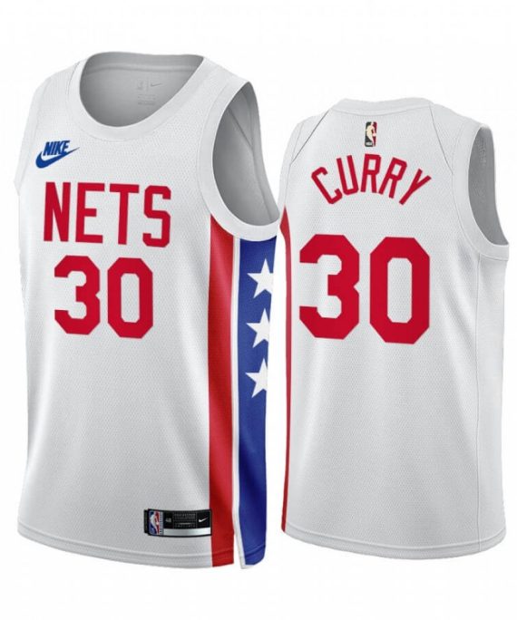 Camiseta Seth Curry #30 Brooklyn Nets 2023 Blanco Classic Edition