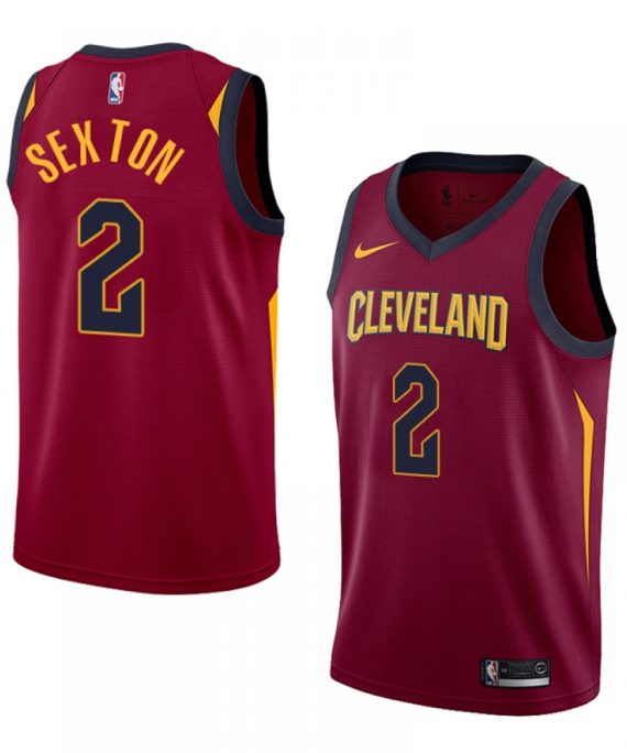 Camiseta Collin Sexton #2 Cleveland Cavaliers 17/18 Rojo