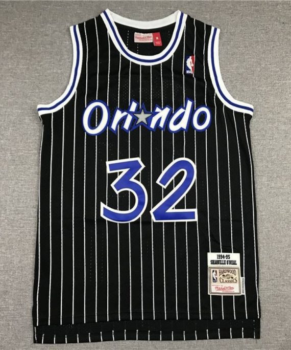 Camiseta Shaquille O'Neal #32 Orlando Magic Icon Clásico Negro