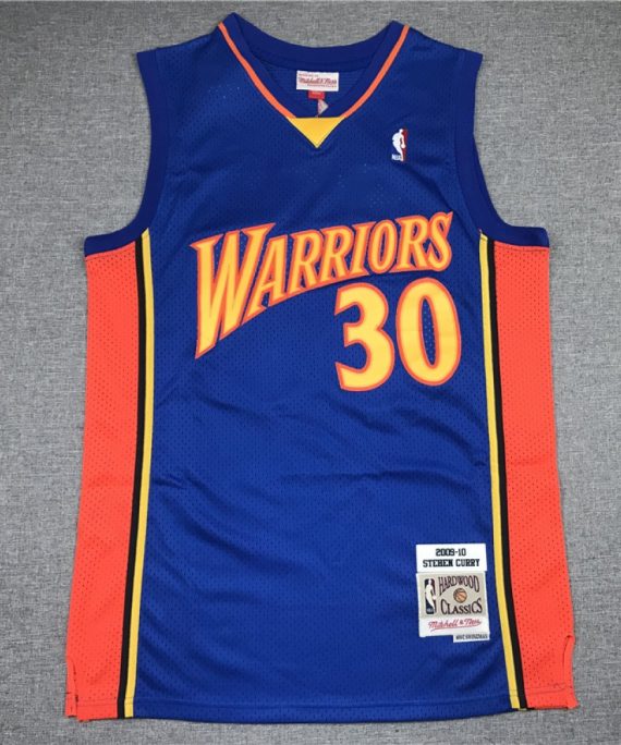 Camiseta Stephen Curry #30 Golden State Warriors Retro Azul