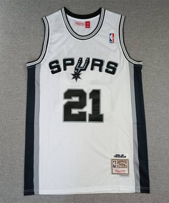 Camiseta Tim Duncan #21 San Antonio Spurs Blanco