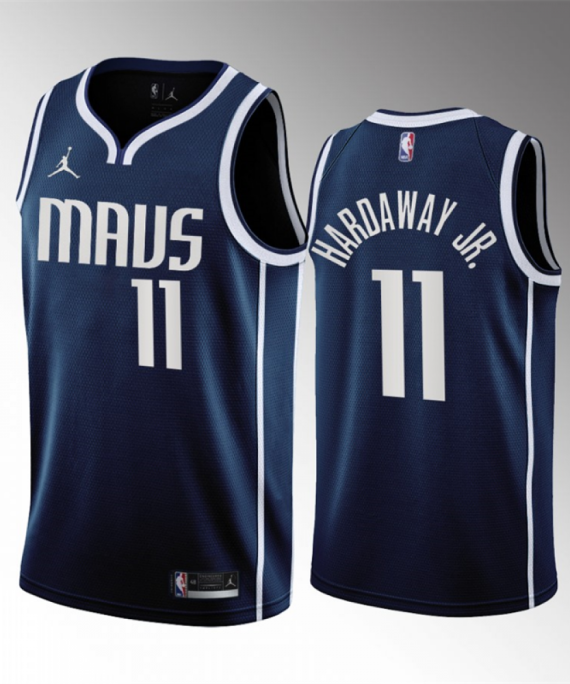 Camiseta Tim Hardaway Jr. #11 Dallas Mavericks 2023 Azul Statement Edition