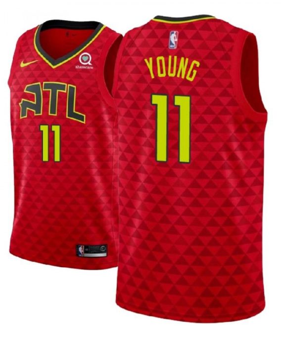 Camiseta Trae Young #11 Atlanta Hawks 18/19 Rojo