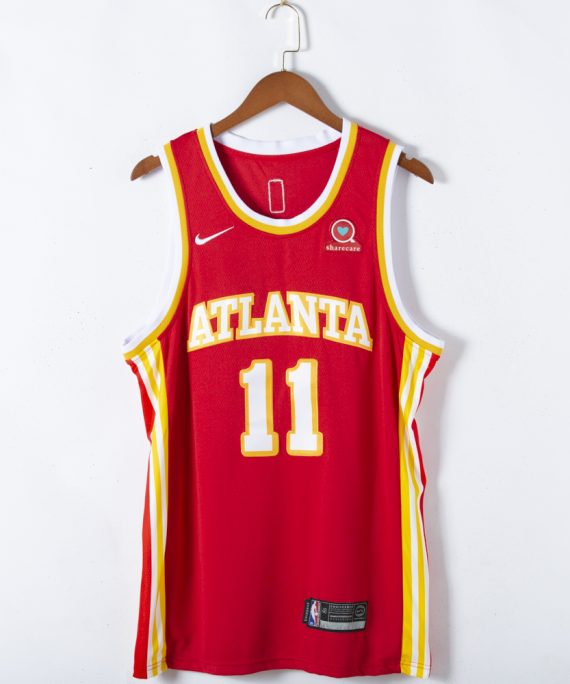 Camiseta Trae Young #11 Atlanta Hawks 2021 Rojo