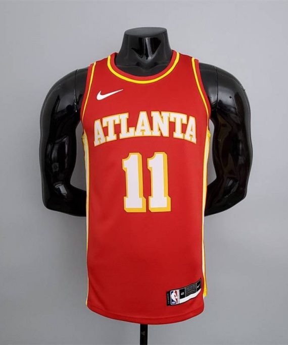 Camiseta Trae Young #11 Atlanta Hawks Rojo