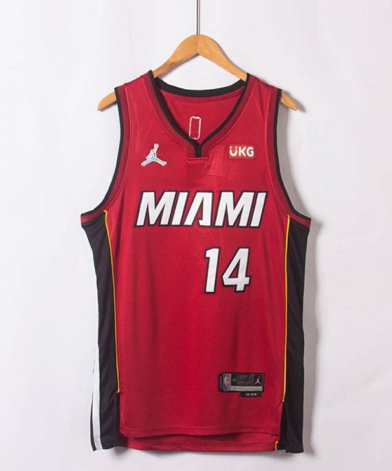 Camiseta Tyler Herro #14 Miami Heat Edicion 75 Aniversario Rojo