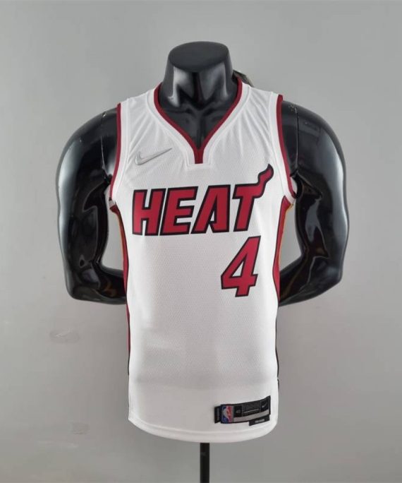 Camiseta Victor Oladipo #4 Miami Heat Edicion 75 Aniversario Blanco