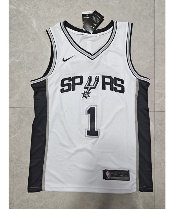 Camiseta Victor Wembanyama #1 San Antonio Spurs 22/23 Blanco