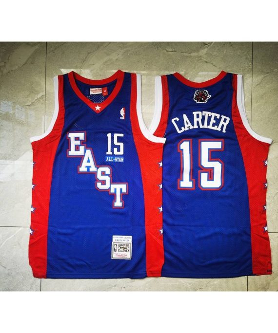 Camiseta Vince Carter #15 All Star 2004 Azul
