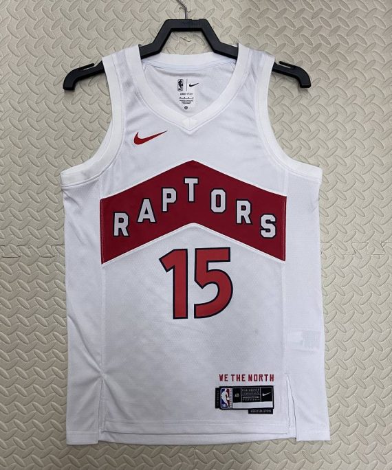 Camiseta Vince Carter #15 Toronto Raptors 2023 Blanco
